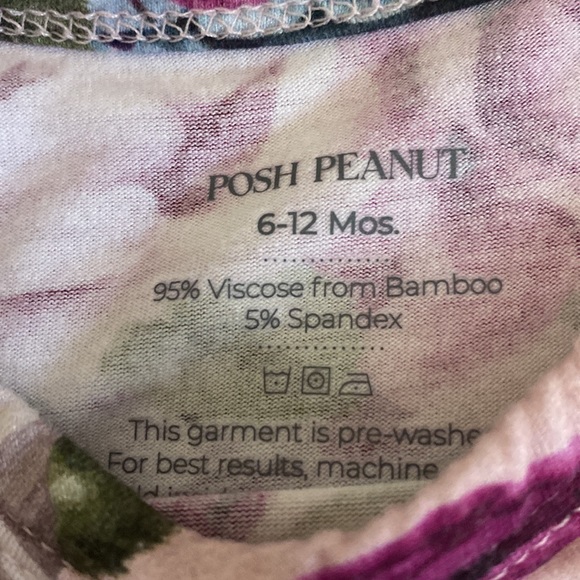 Posh Peanut Monroe peplum and bummie - 6-12M - Picture 2 of 2